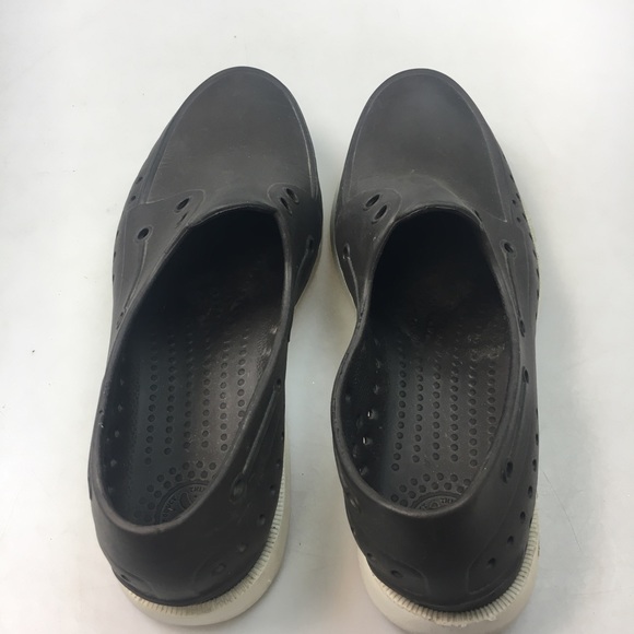 Native Unisex Sneaker Shoes Unisex Brown Perforated Low Top Slip Ons size 40 - Picture 4 of 11